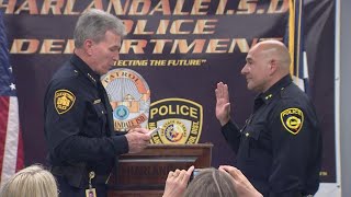 Harlandale ISD welcomes new police chief in front of San Antonio leaders [upl. by Anina]