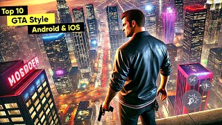 Top 10 Games like Gta 5 for Android 2024  Top 10 New Open World Games For Android amp iOS 2024 [upl. by Aisetal]