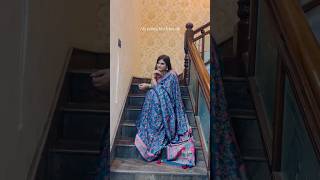 Floral Print Sarees for Holi  Bollywood Inspired Sarees Georgette Saree Collection Myntra shorts [upl. by Rimidalg]