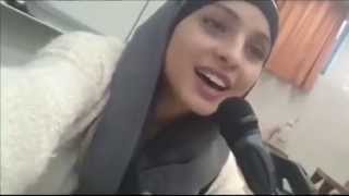 Muslim girl singing quotTala al Badru Alaynaquot [upl. by Murray]