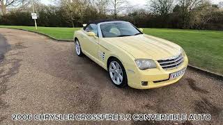 2006 CHRYSLER CROSSFIRE 32 CONVERTIBLE AUTO [upl. by Aiciram303]