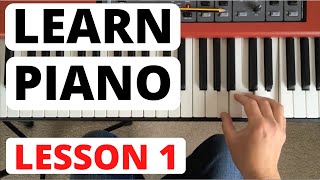 How To Play Piano for Beginners Lesson 1  The Piano Keyboard [upl. by Peggir]