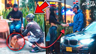 ME HUMILLA POR LIMPIAR ZAPATOS HASTA QUE SE ENTERA QUE SOY MILLONARIO🤑 Gold Digger Prank [upl. by Emlynn]