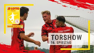 Torshow 16 Spieltag LOTTO Hessenliga 202425 [upl. by Iral371]