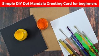 Dot Painting  Dot Art  DIY Greeting Card  2024  ATM Creations [upl. by Barbi]