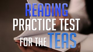 Reading Practice Test for the TEAS [upl. by Nomal726]