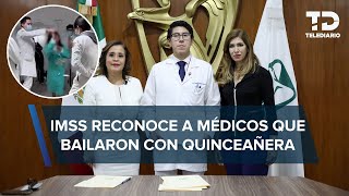 IMSS reconoce a internistas que hicieron vals a quinceañera hospitalizada [upl. by Vasos666]