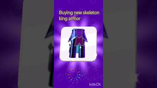 Buying a new skeleton king armor in pkxd 💀 [upl. by Akahc]