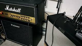 Clean Tone Comparison  Marshall JVM205H Vs Fender Hot Rod Deluxe III [upl. by Rossie]