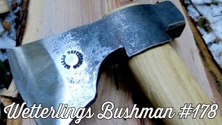 Review of the Les Stroud Survivorman Bushman Axe  178 by Wetterlings [upl. by Anallij713]