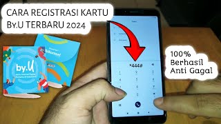 Cara Aktivasi Kartu SIM ByU Telkomsel Yang Benar [upl. by Erinn134]