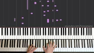 Édith Piaf  Mon Dieu Piano Synthesia Cover [upl. by Eeb]