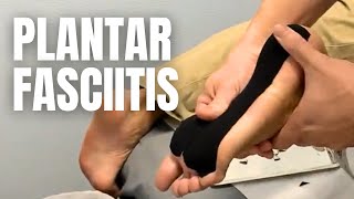 How to KT Tape for Plantar Fasciitis [upl. by Muiram304]