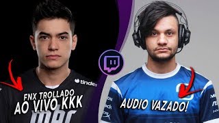 FER DEIXANDO VAZAR AUDIO NO TREINO DA MIBR FNX SENDO TROLLADO AO VIVO GAULES ASSUMINDO CULPA [upl. by Nogas]