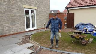 How To Lay A Granite Patio [upl. by Urissa]