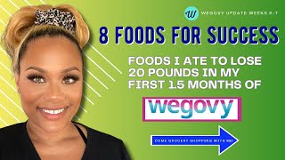 WEGOVY UPDATE 8 foods that helped me lose 20 pounds in 15 months [upl. by Eldoree]