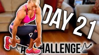 AB CHALLENGE Day 21  Strong Like Us Intense Ab Workout [upl. by Lzeil970]