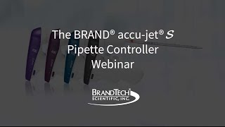 accujet S Pipette Controller Webinar [upl. by Arch]