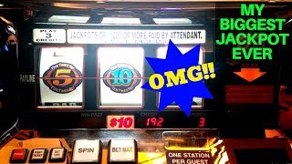 My 💥BIGGEST💥 Handpay Jackpot EVER  High Limit 2X 10X 5X BONUS TIME Slot Machine HUGE JACKPOT [upl. by Romeyn]