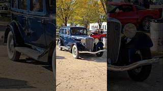 1933 Hudson Essex Terraplane 6 Sedan Drive By Engine Sound Packard Proving Grounds Fall 2024 [upl. by Naujtna]