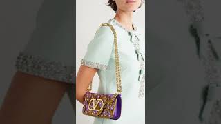 Valentino Garavani Loco small embellished leather bag [upl. by Gui765]