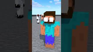 HELP Herobrine Throw SPEAR VS Entity VS Notch herobrine minecraft shorts entity creditLostEdge [upl. by Ardnos581]