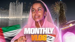 Découverte de Dubai  Mon Retour en France I MONTHLY VLOG 🌸 [upl. by Nirret]