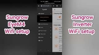 Sungrow Inverter WiFi setup [upl. by Llerrehc]