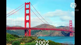 golden Gate at different years 19592016 [upl. by Ettesoj685]