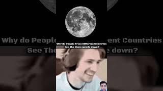 Why we see different moons from different countries moon shorts video [upl. by Cinimod]