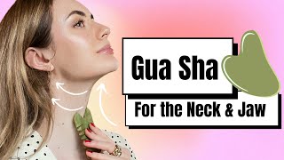 10 min Gua Sha Routine For Sharper Jawline beautytips guashamassage [upl. by Meier368]