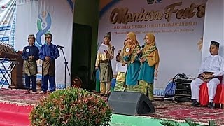 MTsN Singkawang Juara 3 Lomba Berbalas Pantun MANINSA Fest 8 Tahun 2024 [upl. by Gold]