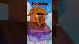 Epic Herobrine 🤥🤥mine caft minecraftepic shorts viral [upl. by Lyrehs409]