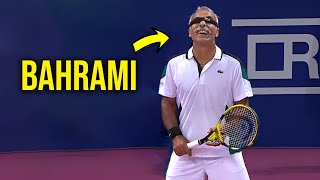 FUNNIEST Tennis Match EVER You Wont Stop Laughing 4 Mansour Bahrami Micd UP Trick Shots [upl. by Batista926]