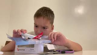 Qantas A380 unboxing [upl. by Masha]