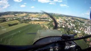 Landing Pinkafeld LOGP Runway 33 [upl. by Alaehcim]