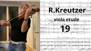 R KREUTZER Nr 19 📕violin amp viola [upl. by Ilahtan]