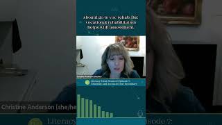 Vocational Rehabilitation—LiteracyTalks S6E7 shorts [upl. by Aiuoqes]