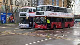 Buses In Walthamstow Central 232024 [upl. by Nioe]