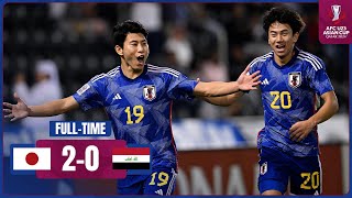 AFCU23  SFinal  Japan 2  0 Iraq [upl. by Ialda]