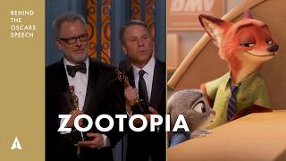 Zootopia  Behind the Oscars Speech [upl. by Kreis]