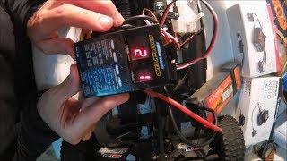 Tutorial Hobbywing Ezrun WP SC8 120A Brushless ESC [upl. by Kimberlyn120]