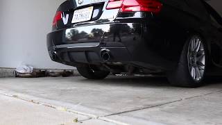 BMW 335IS STRAIGHT PIPED CATLESS DOWNPIPES [upl. by Mathian]