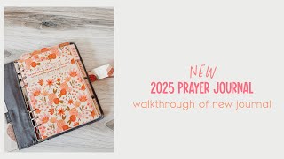 2025 Printable Prayer Journal  walkthrough of my new prayer journal [upl. by Amadeus]