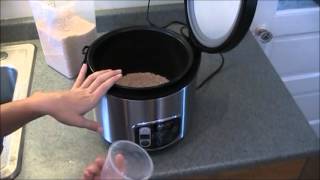 How to Use a Rice Cooker  Steamer [upl. by Furnary550]