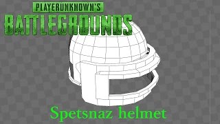 PLAYERUNKNOWNS Battlegrounds Spetsnaz helmet [upl. by Eldnik]