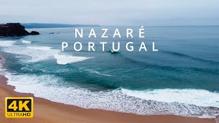 Epic Waves in Nazaré Portugals Surfing Paradise Explored [upl. by Schoof]