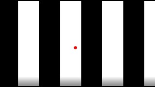 Optokinetic Training  Wide Stripes Rightleft w Red Dot [upl. by Rehtaeh]