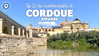 Top 12 des incontournables de Cordoue en ⏱ 3min 📍 🇪🇸 GUIDE DE VOYAGE  TOP 10 à voir à CORDOUE [upl. by Lavern]