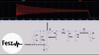 LTspice tutorial  SMPS EMI and electrical noise and filtration simulations [upl. by Ellivnarg]